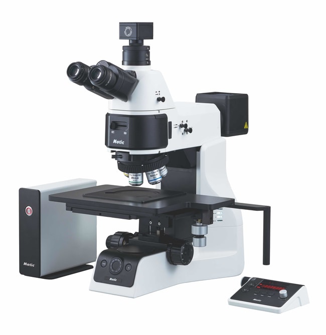 Motic PA53 MET-3D Materials Motorized Z-Drive Digital Microscope with Analysis Professional Software Suite Trinocular