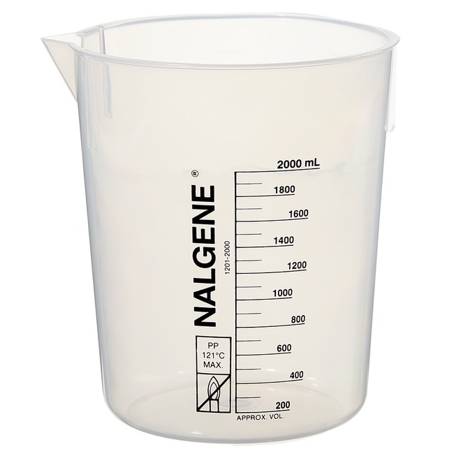 Thermo Scientific™ Nalgene™ Polypropylene Griffin Low-Form Plastic Beakers