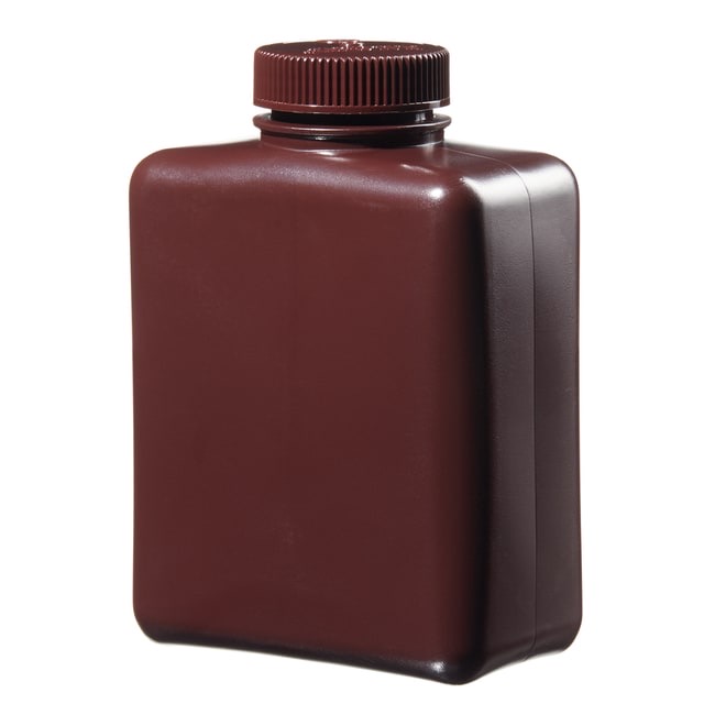 Thermo Scientific™ Nalgene™ Rectangular Amber HDPE Bottles