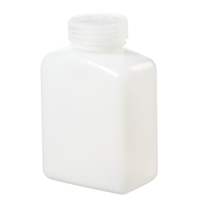 Thermo Scientific™ Nalgene™ Rectangular HDPE Bottles with Closure, Bulk Pack