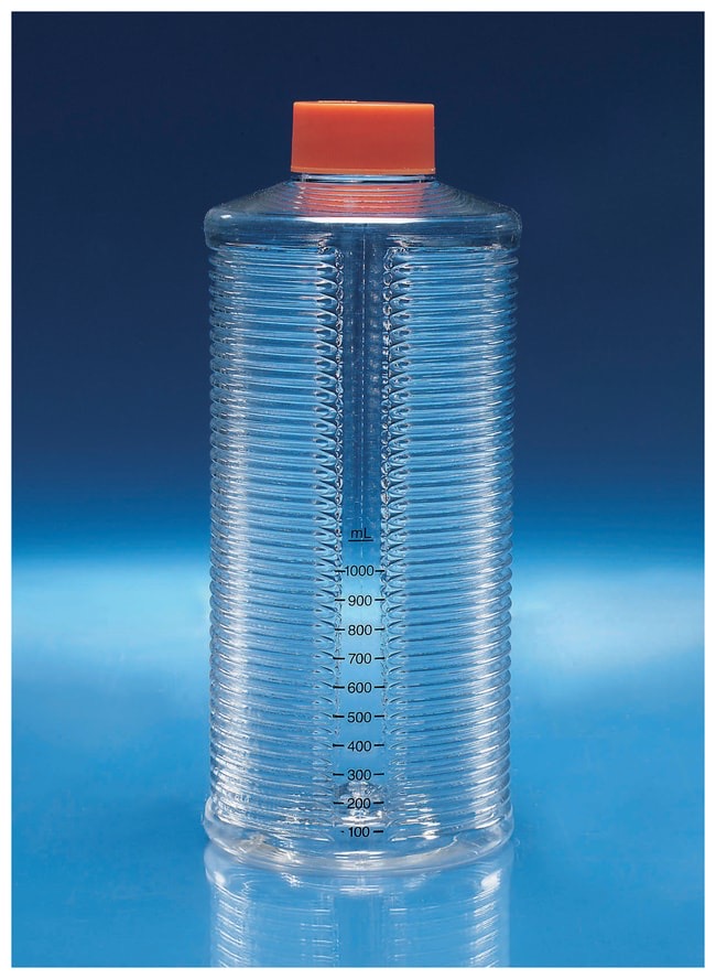 Corning™ Expanded Surface Polystyrene Roller Bottle with Easy-Grip Cap