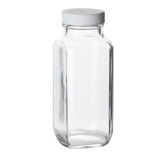DWK Life Sciences Wheaton™ French Square Bottle, Clear, 1000mL