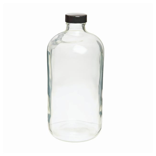 DWK Life Sciences Wheaton™ Safety-Coated Narrow-Mouth Bottles with PE-Cone-Lined Caps