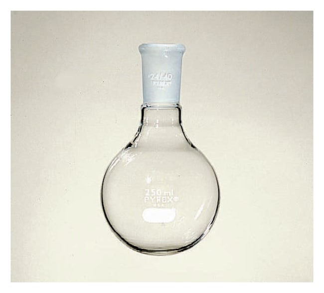 Corning™ PYREX™ Short Neck Round Bottom Flask, Standard Taper Joint