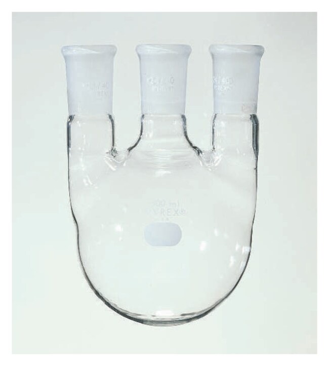 Corning™ PYREX™ Distilling Flasks with Three Vertical, Level Necks, Standard Taper Joint