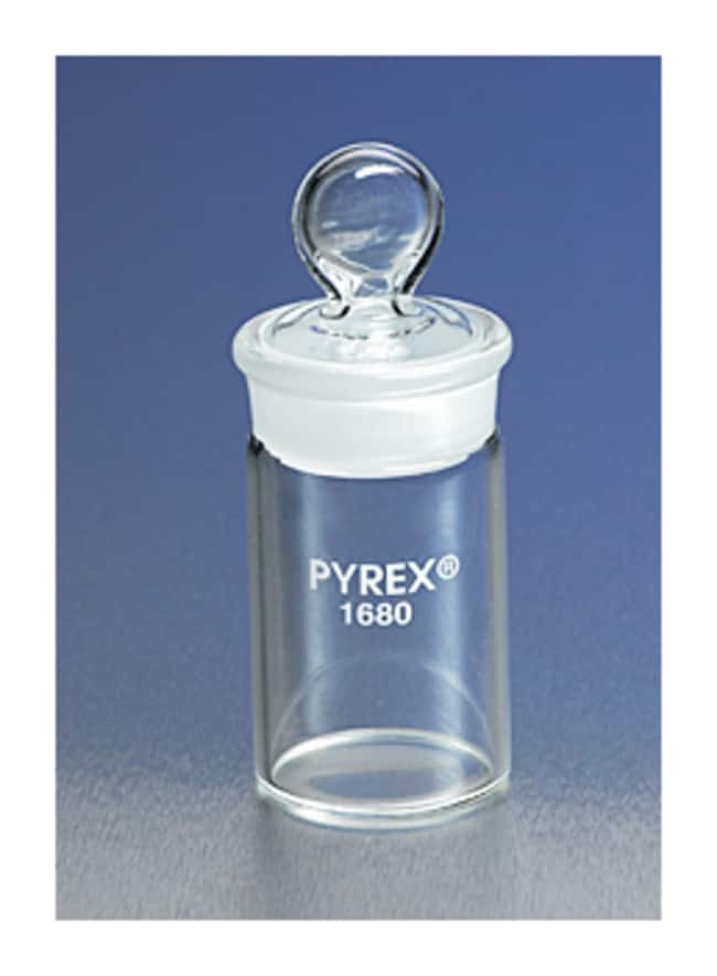 Corning™ PYREX™ Tall-Form Glass Weighing Bottles, 12 mL Wide