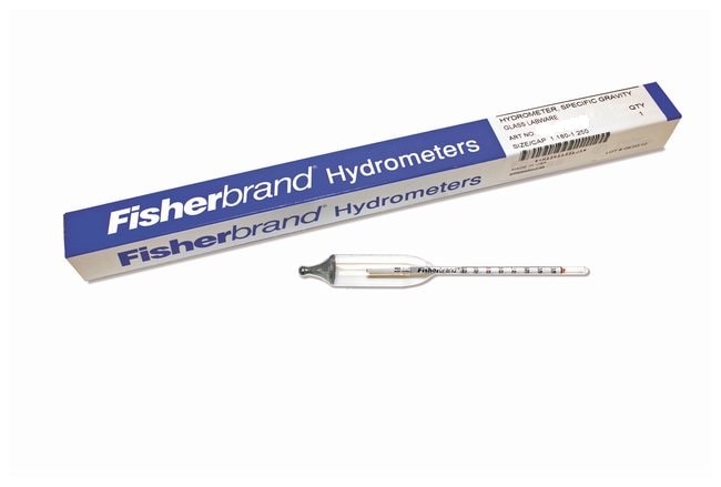 Fisherbrand™ Precision Specific Gravity Hydrometers, 325–368mm Long