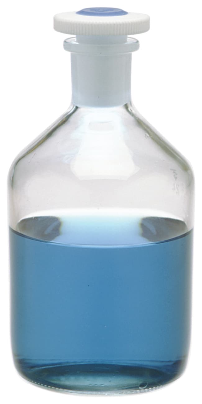 DWK Life Sciences Kimble™ KIMAX™ Narrow-Mouth Solution Bottles with PTFE Flathead Stoppers