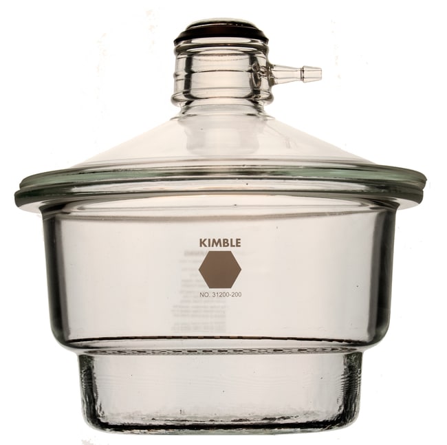DWK Life Sciences Kimble Vacuum Desiccator with Collar, 250 x 330