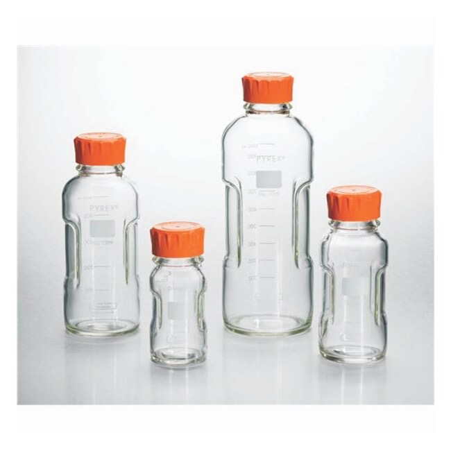Corning™ PYREX™ Slim-Line Round Media Storage Bottles