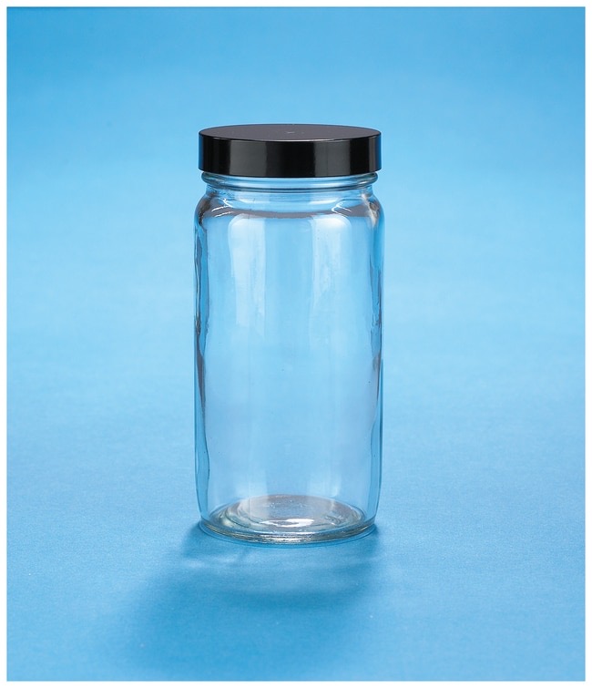 DWK Life Sciences Kimble™ Clear Glass Standard Wide-Mouth Jars