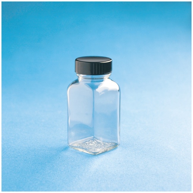 DWK Life Sciences Kimble™ Clear Glass Square Tablet Bottles