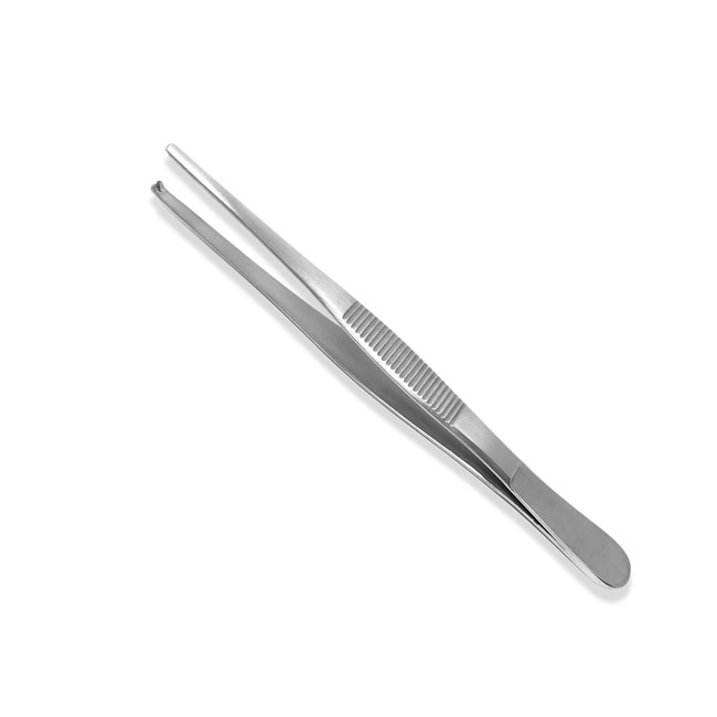 Fisherbrand™ Premium Tissue Forceps, 1x2 Teeth, German Steel