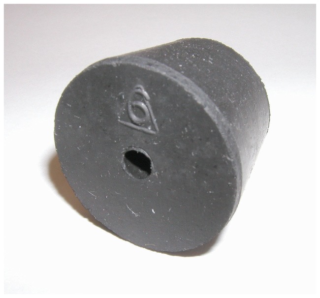 Fisherbrand™ One-Hole Rubber Stoppers, No. 12