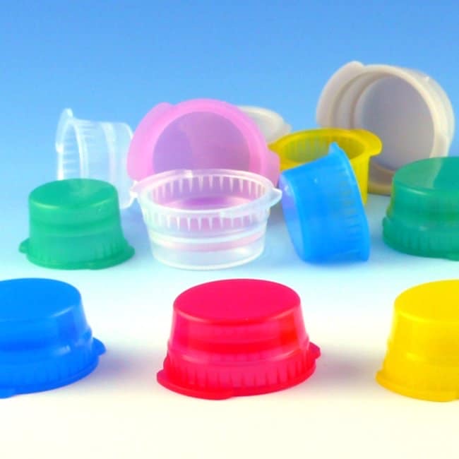 Globe Scientific Double-Tab Snap Caps for Blood Drawing and Test Tubes