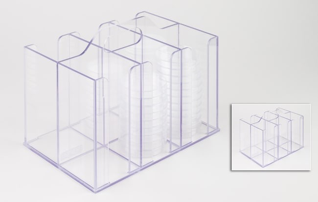 Poltex Petri Dish Caddy, Six-Pocket