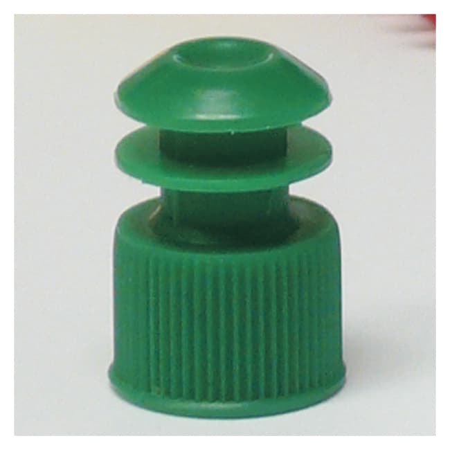 Globe Scientific Flanged Plug Caps for 13mm Tubes