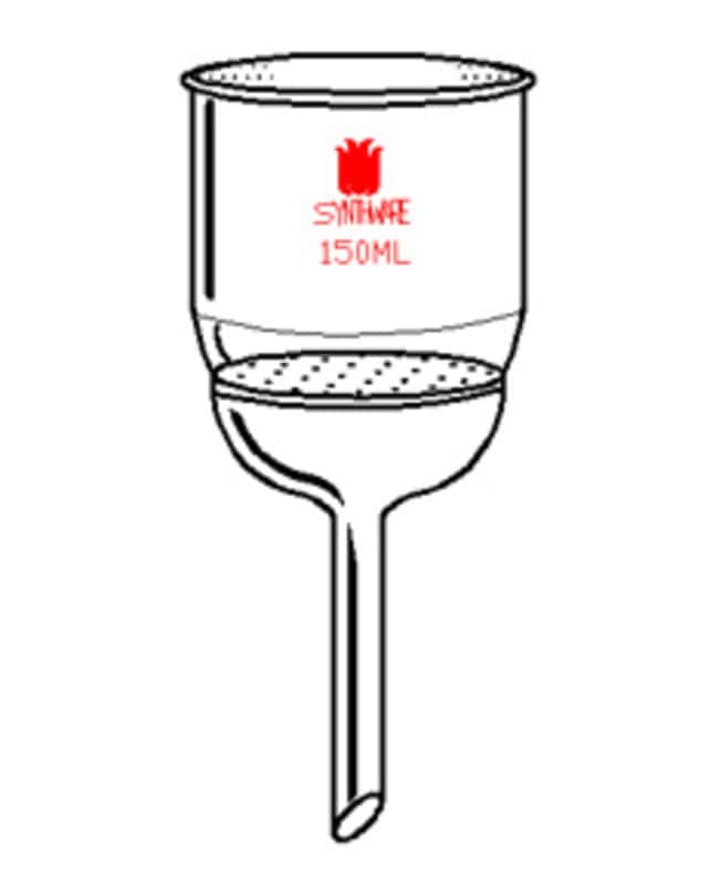 Synthware™ Büchner Funnels with Perforated Glass Plate