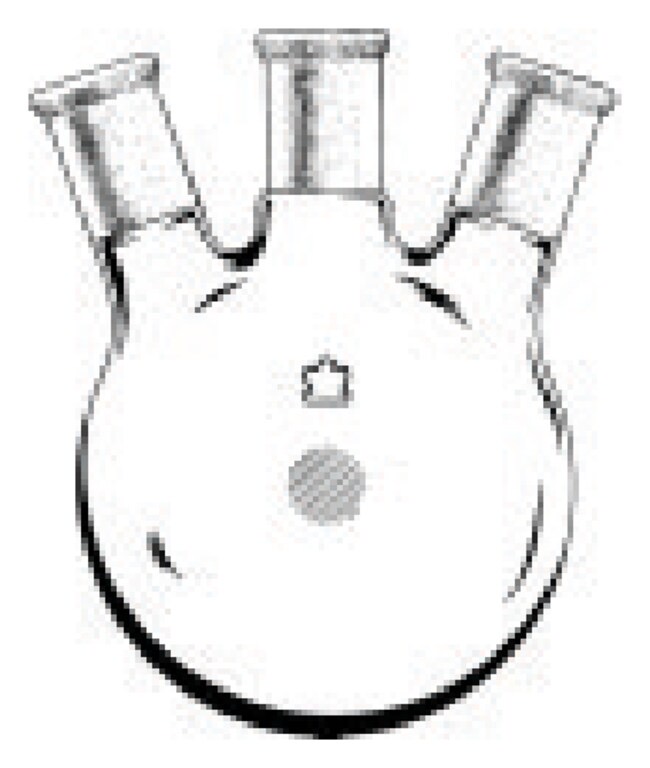 DWK Life Sciences Kimble™ Kontes™ Distilling Three-Neck Round-Bottom Heavy-Wall Flask