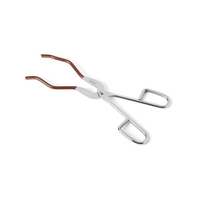 United Scientific™ Stainless Steel Tongs with PTFE Tips
