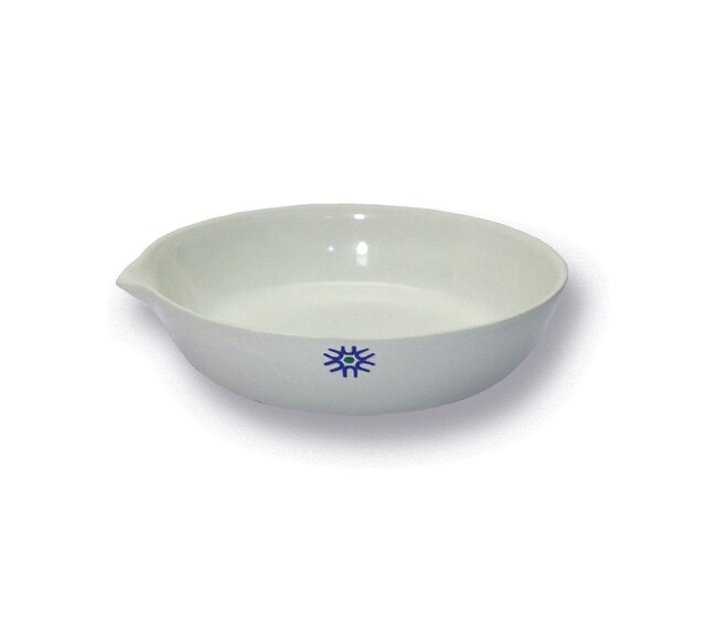 United Scientific™ Flat-Form Porcelain Evaporating Dish