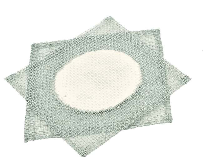 Eisco™ Stainless Steel Wire Gauze with Ceramic Center