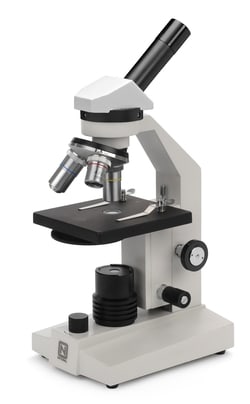 National Optical Compound LED Microscope for Education, Rechargeable