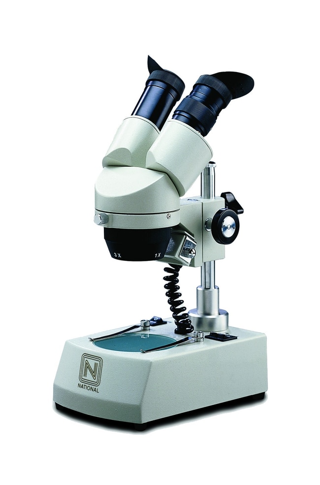 National Optical Dual Magnification (1X/3X) Stereo Microscope