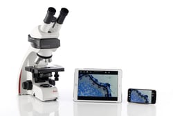 Leica Microsystems DM500 Educational Microscope with Integrated Wireless Camera