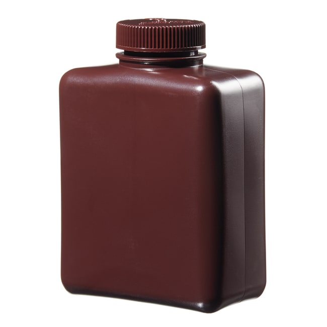 Thermo Scientific™ Nalgene™ Rectangular Amber HDPE Bottles