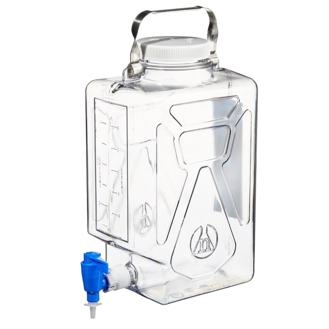 Thermo Scientific™ Nalgene™ Rectangular Polycarbonate Clearboy™ Carboy with Spigot