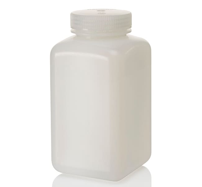 Thermo Scientific™ Nalgene™ Square Wide-Mouth HDPE Bottles with Closure