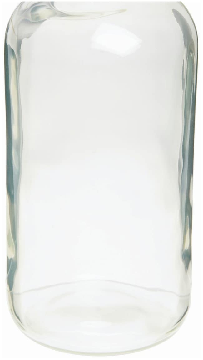 DWK Life Sciences Wheaton™ Safety-Coated Narrow-Mouth Clear Bottles with Foil-Lined Caps