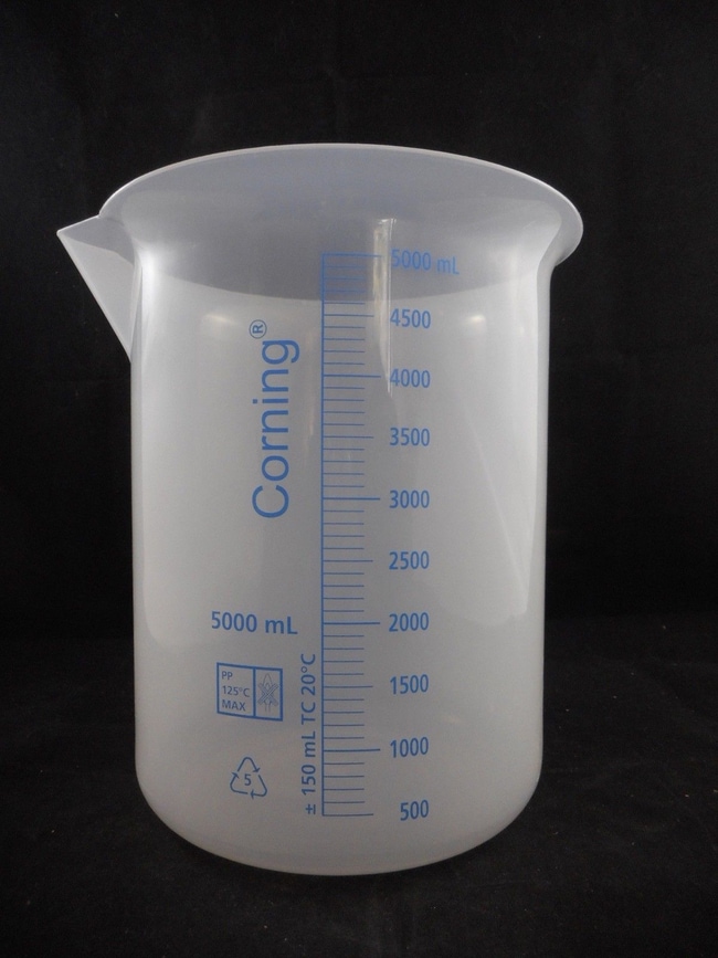 Corning™ Reusable Polypropylene Low-Form Beakers, Graduated