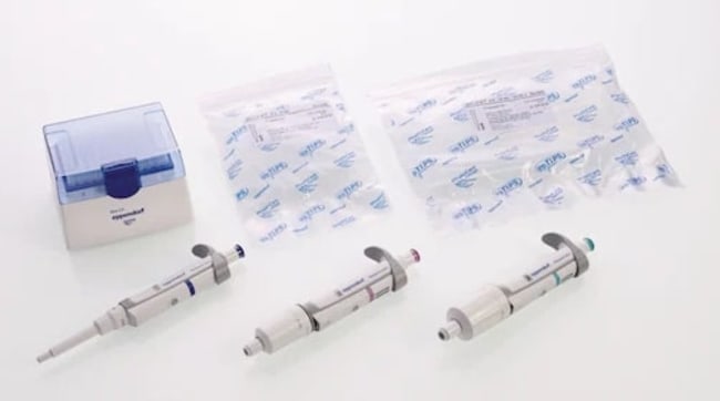 Eppendorf Research plus, Mechanical Single-Channel Pipettes Multi-Packs 100-1000 μL, 0.5-5, 1-10 mL