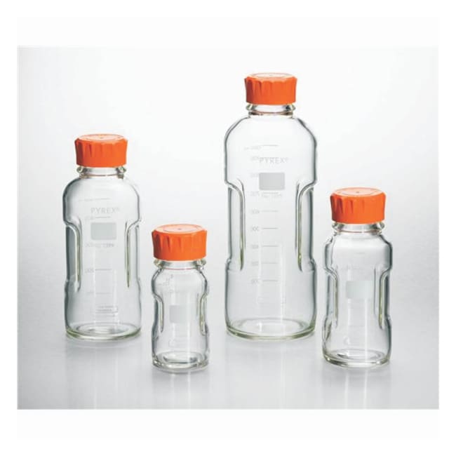 Corning™ PYREX™ Slim-Line Round Media Storage Bottles