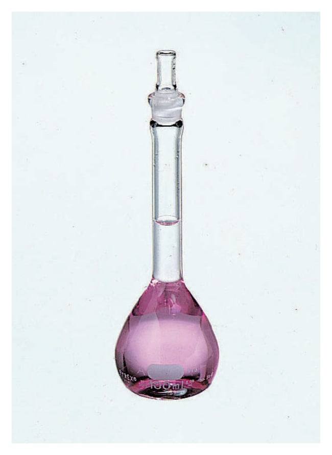 Corning™ PYREX™ Class A Volumetric Flasks with Glass Standard Taper Stopper