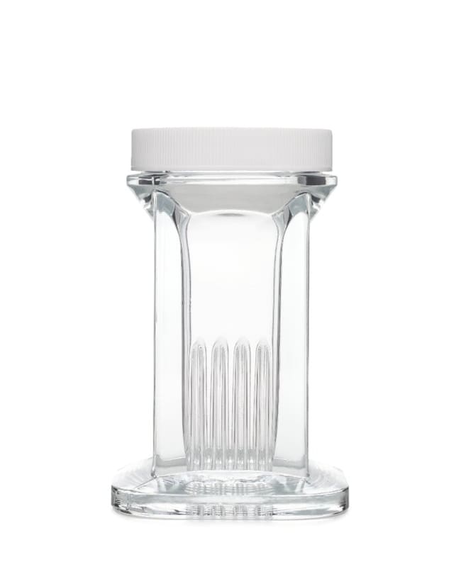 StatLab Glass Coplin Jar with Poly Screw-Top Lid