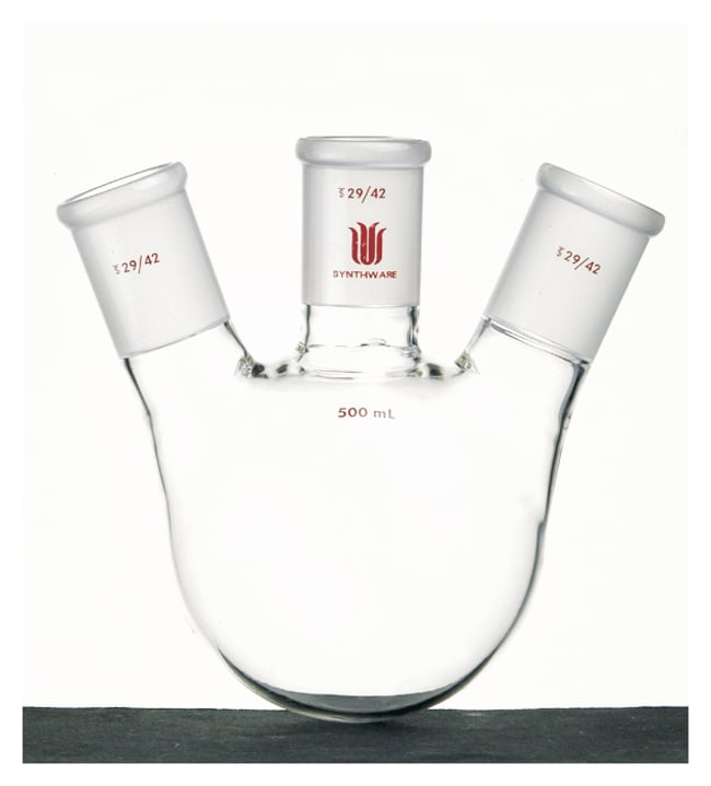 Synthware™ Three Neck Flask, Angled