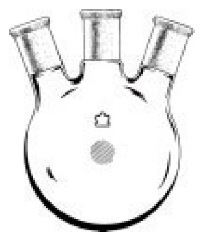 DWK Life Sciences Kimble™ Kontes™ Three-Neck Round-Bottom Heavy-Wall Distilling Flasks