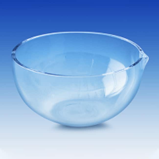 Technical Glass Products Clear Fused Quartz Evaporating Dish, 100 mL
