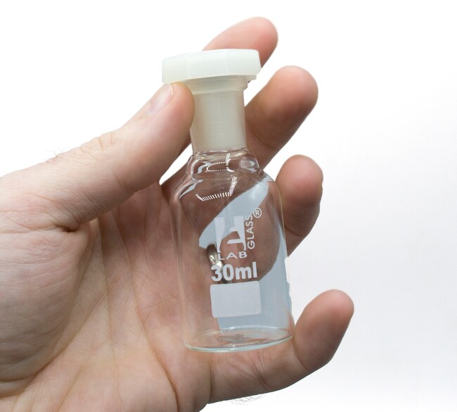 Eisco™ Glass Reagent Bottles with Polypropylene Stopper