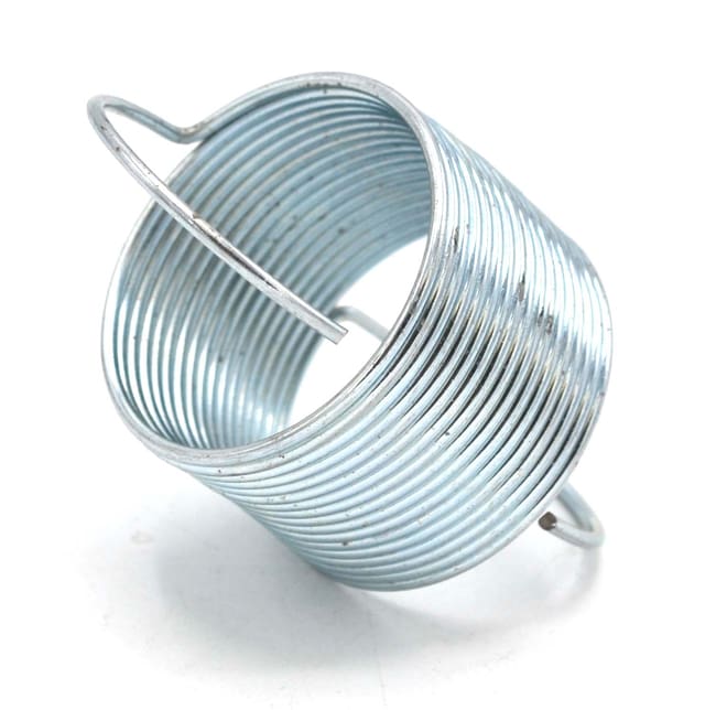 Eisco™ Steel Extension Springs with Looped Ends, 58 mm Length